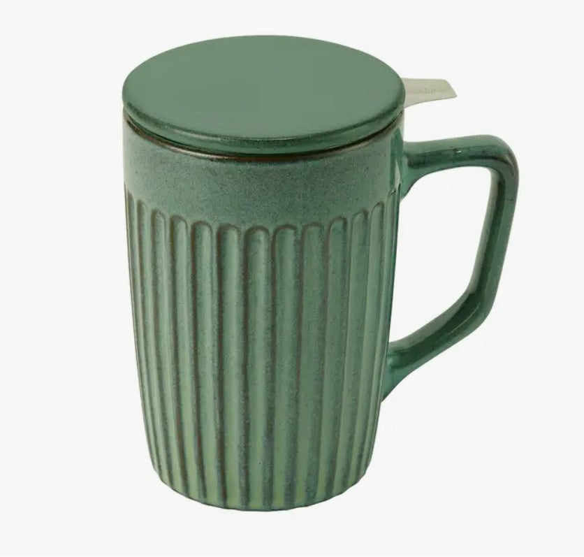 Tea Infuser Mug Shell 18oz