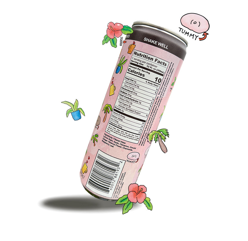 Hibiscus Aloha Tummy (Canned) – Shaman and The Bear